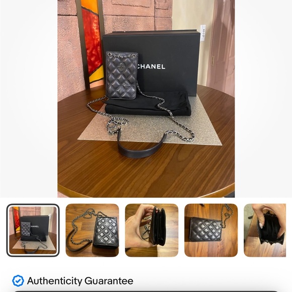 CHANEL Black Quilted Leather Crossbody - Picture 1 of 6